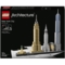 Конструктор LEGO Architecture Архітектура Нью-Йорка, 598 деталей (21028) - Pampik