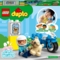 Конструктор LEGO DUPLO Поліцейський мотоцикл, 5 деталей (10967) - Pampik - 2