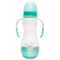 Пляшечка для годування Lindo, вигнута з ручками, 250 мл, зелений (Pk 060 зел.) - Pampik
