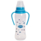 Пляшечка для годування Lindo, вигнута з ручками, 250 мл, блакитний (Li 147 гол) - Pampik