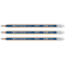 Набір графітових олівців Maped Black з гумкою, 3 шт. (MP.851811) - Pampik - 2