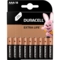 Пальчикові лужні батарейки Duracell 1,5 В AAA LR03/MN2400, 18 шт. (737056) - Pampik - 2