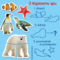 Набір магнітних пазлів Magdum Magnets puzzle for baby Ocean and Sea (ML4031-35 EN) - Pampik - 4