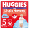 Набор подгузников-трусиков для мальчиков Huggies Little Movers Pants 5 (12-17 кг), 96 шт. (2 уп. по 48 шт.) - Pampik