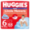 Набір підгузків-трусиків для хлопчиків Huggies Little Movers Pants 6 (15-25 кг), 88 шт. (2 уп. по 44 шт.) - Pampik