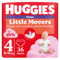 Підгузки-трусики для дівчаток Huggies Little Movers Pants 4 (9-14 кг), 36 шт. - Pampik