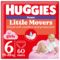 Підгузки-трусики для дівчаток Huggies Little Movers Pants 6 (15-25 кг), 60 шт. - Pampik