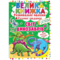 Велика книжка. Розвивальні наліпки + Розумнi завдання. Світ динозаврів (F00015537) - Pampik