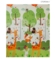 Детский двухсторонний складной коврик Poppet Веселая жирафа и Загадочный лес, 180x150x1 см (PP009-150) - Pampik - 2