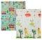 Детский двухсторонний складной коврик Poppet Транспорт и Зоолетчики, 180x150x1 см (PP005-150) - Pampik