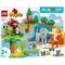 Конструктор LEGO DUPLO Town Сімейства диких тварин 3 в 1, 92 деталі (10446) - Pampik