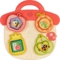 Іграшка музична Baby Team Пазл-сортер Фрукти, рожевий (8648_фрукти рожевий) - Pampik