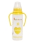 Пляшечка для годування Курносики, з ручками, з силіконовою соскою, від 3 міс., 250 мл, жовтий (7004 жовт) - Pampik
