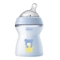 Бутылочка для кормления Chicco Natural Feeling Color c силиконовой соской, 250 мл, голубой (81323.20) - Pampik