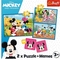 Пазли Trefl 2в1 + Мемо Міккі Маус Знайомство з Міккі (93344) - Pampik - 2