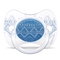 Пустышка силиконовая Suavinex Couture, 4-18 мес., синий (304221) - Pampik
