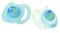 Анатомическая пустышка Nuby, 0-6 мес., светится в темноте, голубой, 2 шт. (5887SFSN-LMblue) - Pampik