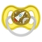 Пустышка латексная Canpol Babies Space, круглая, 0-6 мес., желтый (23/221_yel) - Pampik