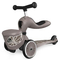 Самокат Scoot and Ride Highwaykick-1 Lifestyle, коричневий (SR-210621-BROWNLINES) - Pampik - 3