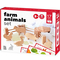 Набір дерев'яних фігур Igroteco Тварини на фермі (900521) - Pampik