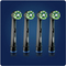 Насадки для электрической зубной щtтки Oral-B Cross Action EB50 Black Edition, 4 шт. - Pampik - 2