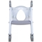 Дитяча накладка на унітаз з драбинкою FreeOn White-Grey, білий з сірим (42325) - Pampik - 3