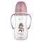 Пляшечка для годування Canpol Babies Easystart Bonjour Paris з широким отвором, антиколікова, 300 мл, рожевий (35/241_pin) - Pampik