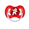 Латексная круглая пустышка Canpol babies Space, 6-18 мес., красный (23/222_red_new) - Pampik