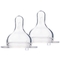 Силіконова соска Canpol Babies EasyStart, повільний потік, 3+, для пляшечок з широким отвором, 2 шт. (21/730) - Pampik