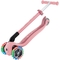 Самокат Globber Primo Foldable Lights, пастельно-рожевий - Pampik - 8