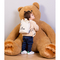 Детский рюкзак Childhome My first bag Teddy, белый (CWKIDBTW) - Pampik - 10