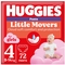 Підгузки-трусики для дівчаток Huggies Little Movers Pants 4( 9-14 кг), 72 шт. (2 уп. по 36 шт.) - Pampik