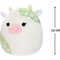 М'яка іграшка Squishmallows Корівка Ада, 13 см (SQER00819) - Pampik - 4