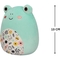 М'яка іграшка Squishmallows Жабка Фрід, 13 см (SQER00818) - Pampik - 4