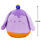 М'яка іграшка Squishmallows Чорничний Кролик, 19 см (SQER01208) - Pampik - 2