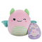 Мягкая игрушка Squishmallows Розовый Дино, 13 см (SQER01180) - Pampik - 7