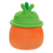 М'яка іграшка Squishmallows Морквинка Кароліна в капелюсі, 13 см (SQER01182) - Pampik - 4