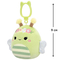 М'яка іграшка на кліпсі Squishmallows Бджілка Сібіл, 9 см (SQCP00460) - Pampik - 6