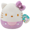 М'яка іграшка Squishmallows Хелоу Кітті у пурпуровому, 20 см (SQSN00499) - Pampik - 7