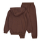 Спортивний костюм на флісі Garnamama Basic Hoodie soft принт 122 Коричневый (1035095.1397876) - Pampik - 2