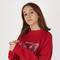 Світшот Garnamama Sweatshirt Butterflies 2-х нитка 164 Красный (975987.1331305) - Pampik - 2