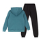 Спортивний костюм на флісі Garnamama Sweatsuit Jacket +Pants soft children 128 Голубой Черный (1040128.13154710) - Pampik - 2