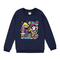 Реглан Garnamama Sweatshirt Graffiti 116 Синий (976163.1333322) - Pampik