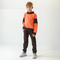 Світшот Garnamama Basic Sweatshirt 2-х нитка 128 Оранжевый Черный (937853.1274132) - Pampik - 2