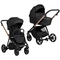 Универсальная коляска 2 в 1 Tutis MIO 3+ Black Edition Rose Gold - Pampik