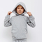 Худі Garnamama Basic Hoodie 2-х нитка 158 Серый (798667.1140883) - Pampik - 8