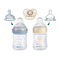 Стартовый набор Bebe Confort Physio Air, 150 мл, 2 шт. + пустышка Blue/Sand (3102202420) - Pampik