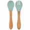 Ложка та виделка MinikOiOi Dig In River Green (101060061) - Pampik