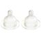 Силіконова соска для пляшечки Difrax S-bottle Wide, розмір S, 2 шт. (675) - Pampik