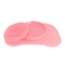 Набір: килимок та тарілка з кришкою Twistshake Pastel Pink (78129) - Pampik